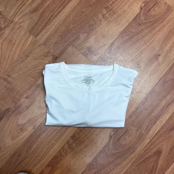 Climate Right by Cuddl Duds Womens White 2 Piece Base Layer Pajamas Set Medium - Picture 4 of 15